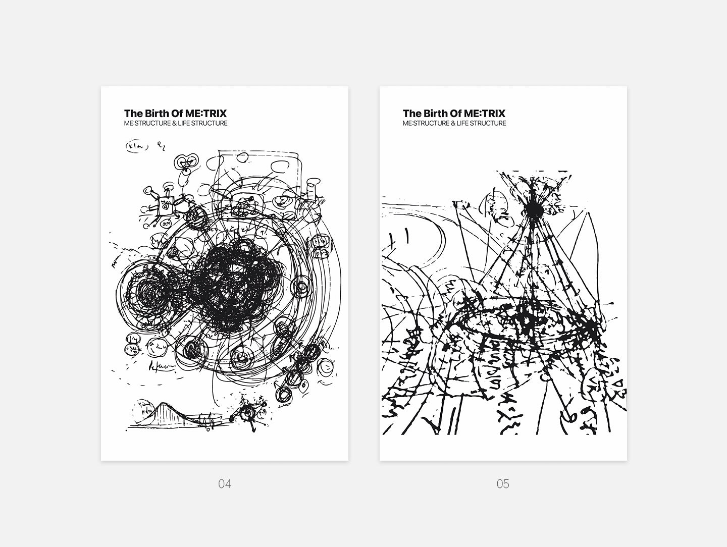 'THE BIRTH OF ME:TRIX' ART POSTCARD